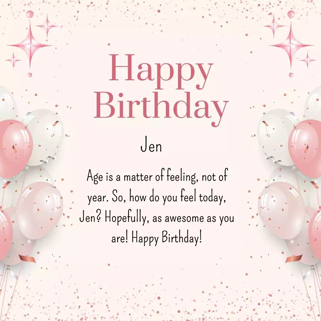 Happy Birthday jen Cake Images Heartfelt Wishes and Quotes 17