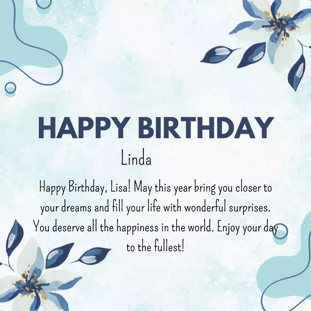 Happy Birthday linda Cake Images Heartfelt Wishes and Quotes 26