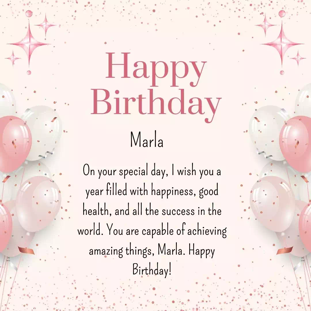 Happy Birthday marla Cake Images Heartfelt Wishes and Quotes 17