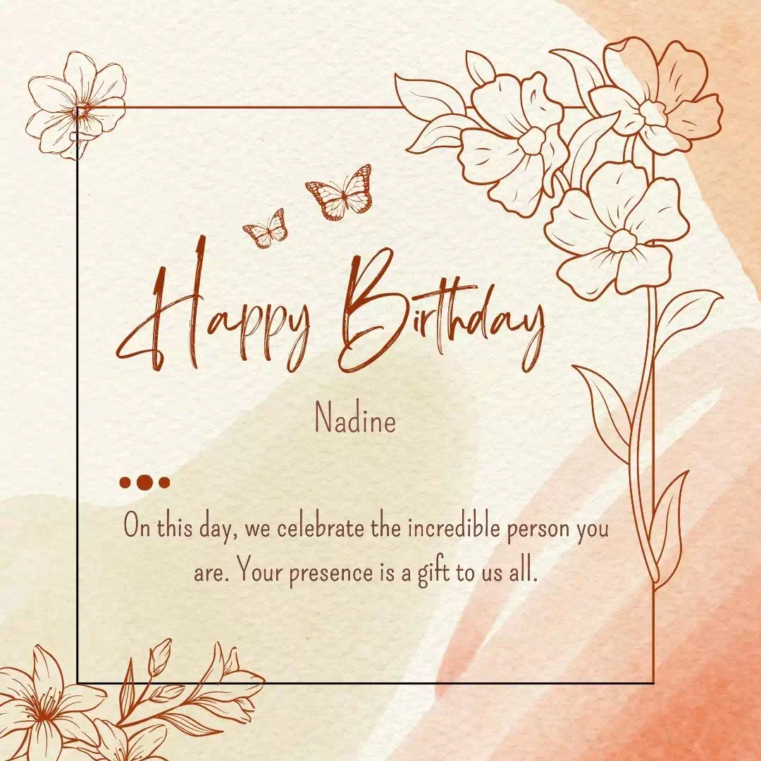 Happy Birthday nadine Cake Images Heartfelt Wishes and Quotes 22