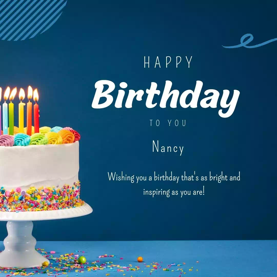 Happy Birthday nancy Cake Images Heartfelt Wishes and Quotes 5