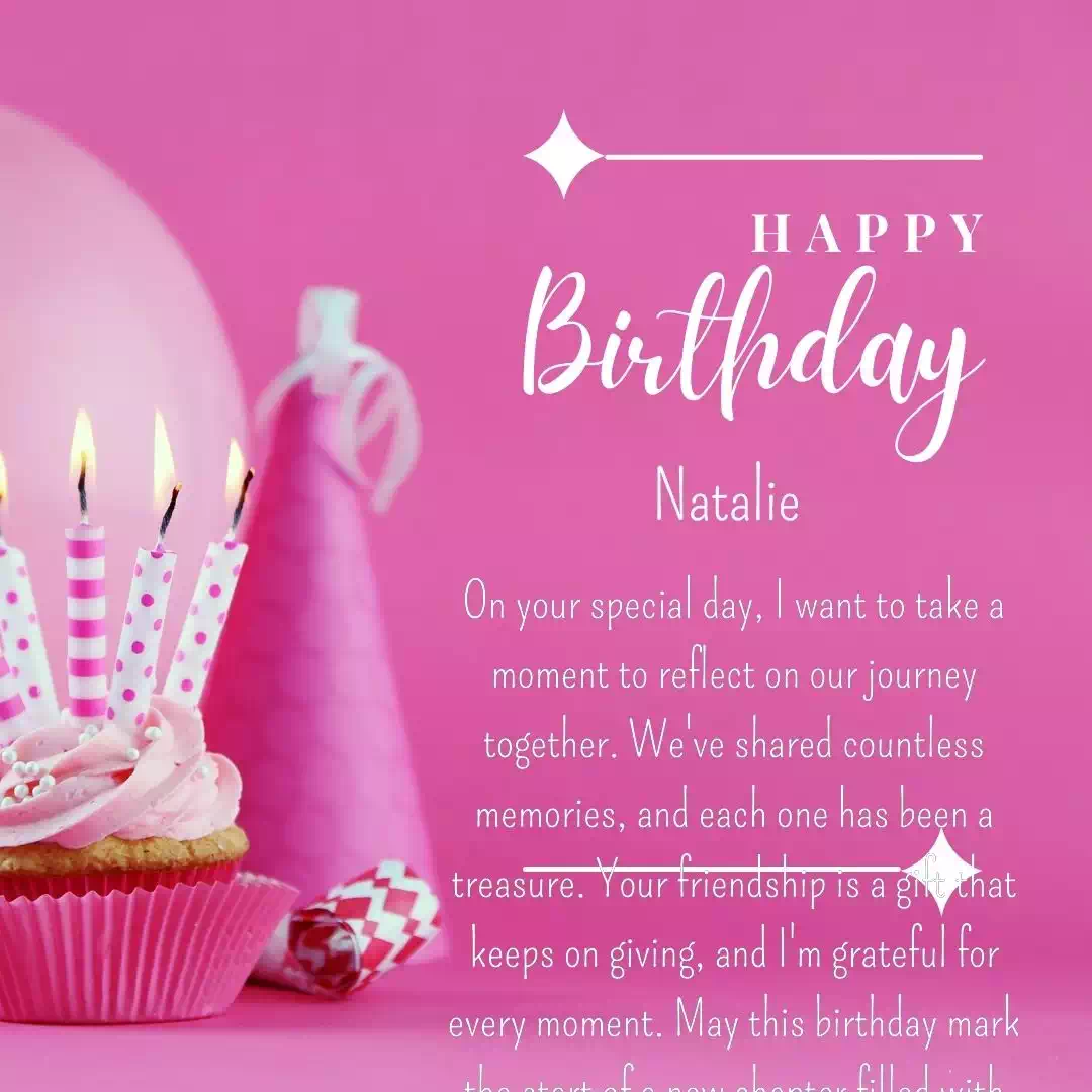Happy Birthday natalie Cake Images Heartfelt Wishes and Quotes 23