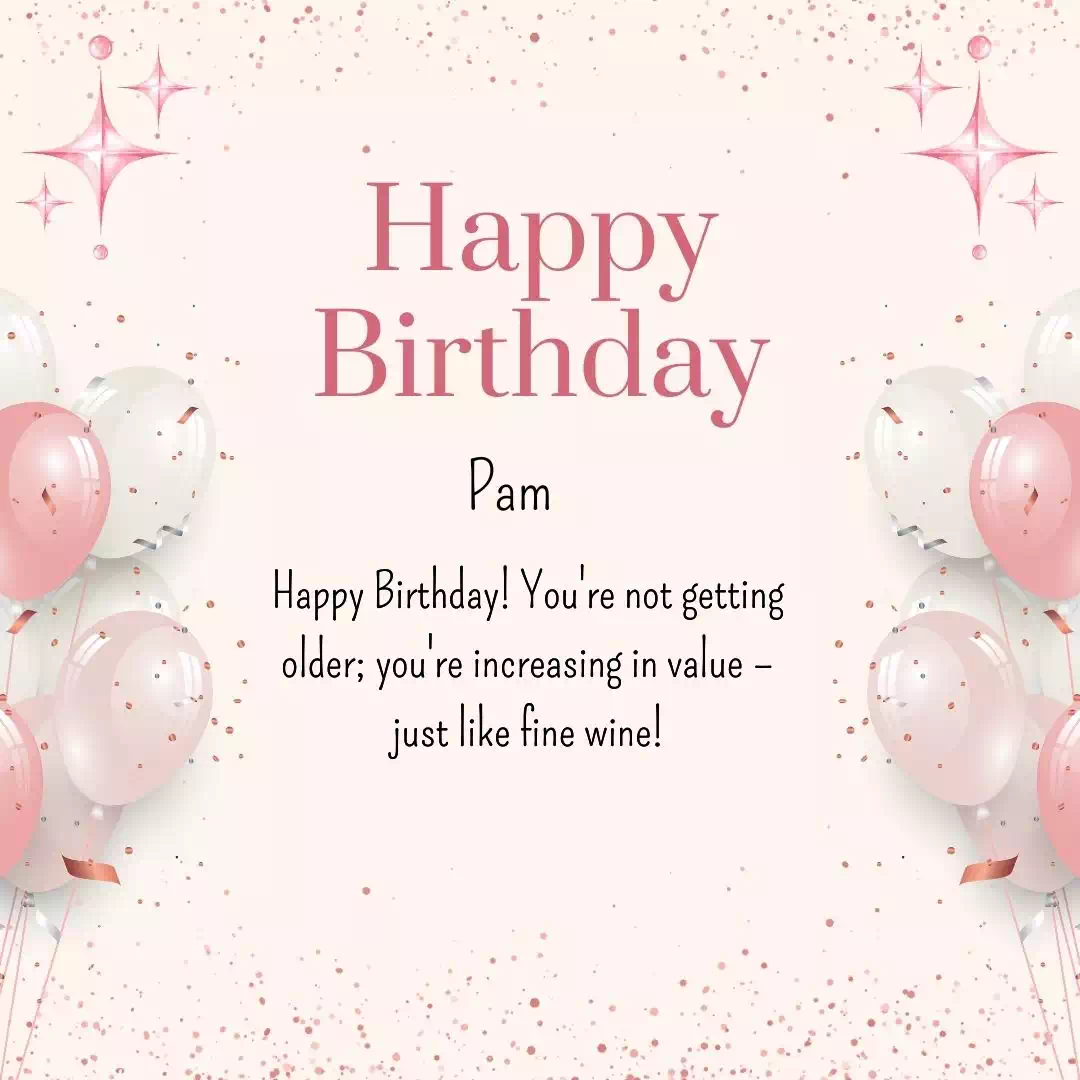 Happy Birthday pam Cake Images Heartfelt Wishes and Quotes 17