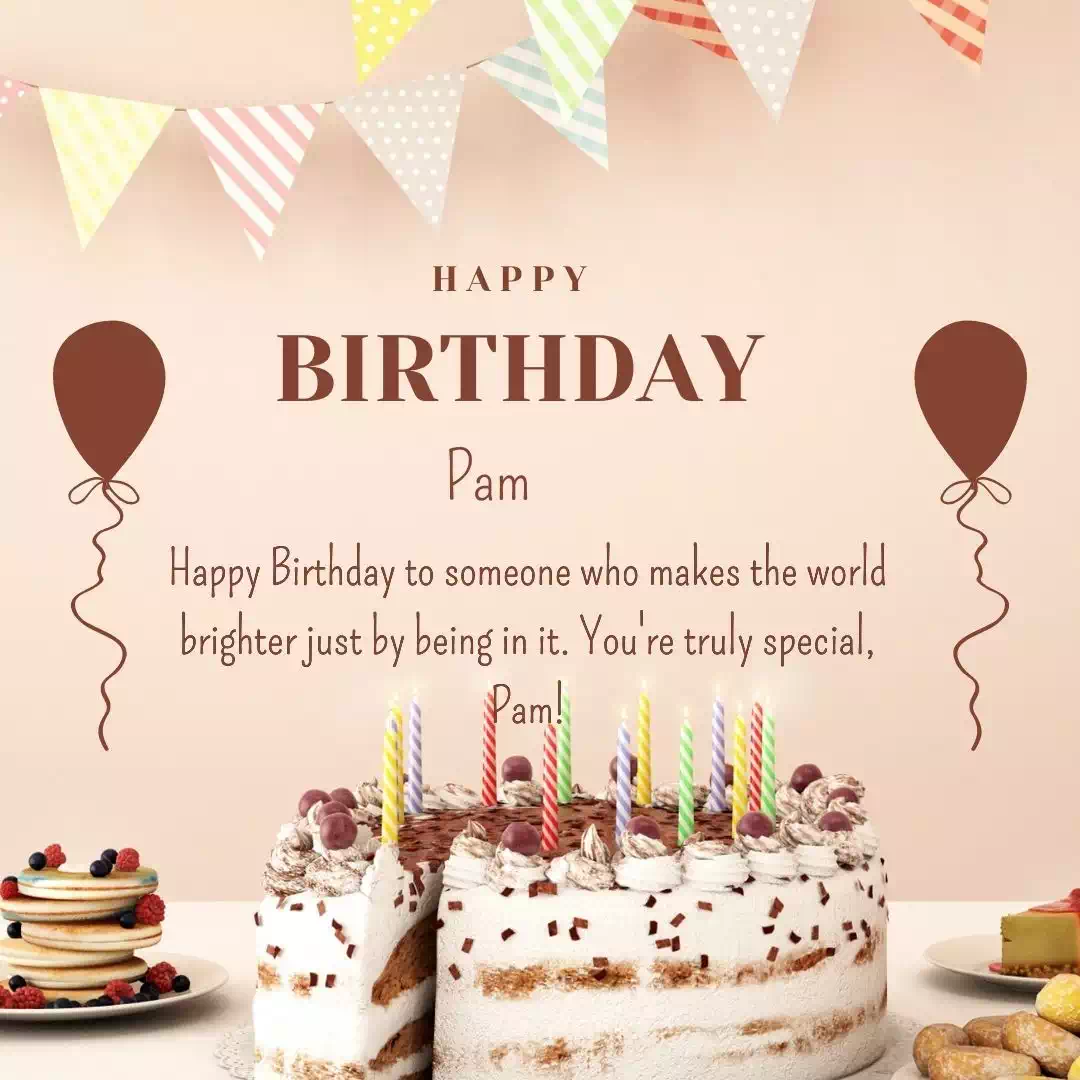 Happy Birthday pam Cake Images Heartfelt Wishes and Quotes 21