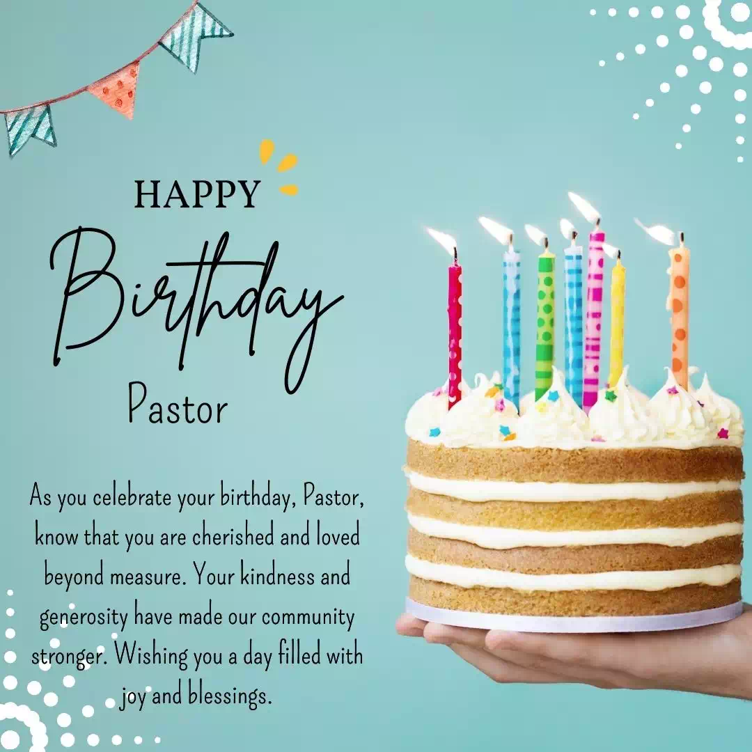 Happy Birthday pastor Cake Images Heartfelt Wishes and Quotes 15