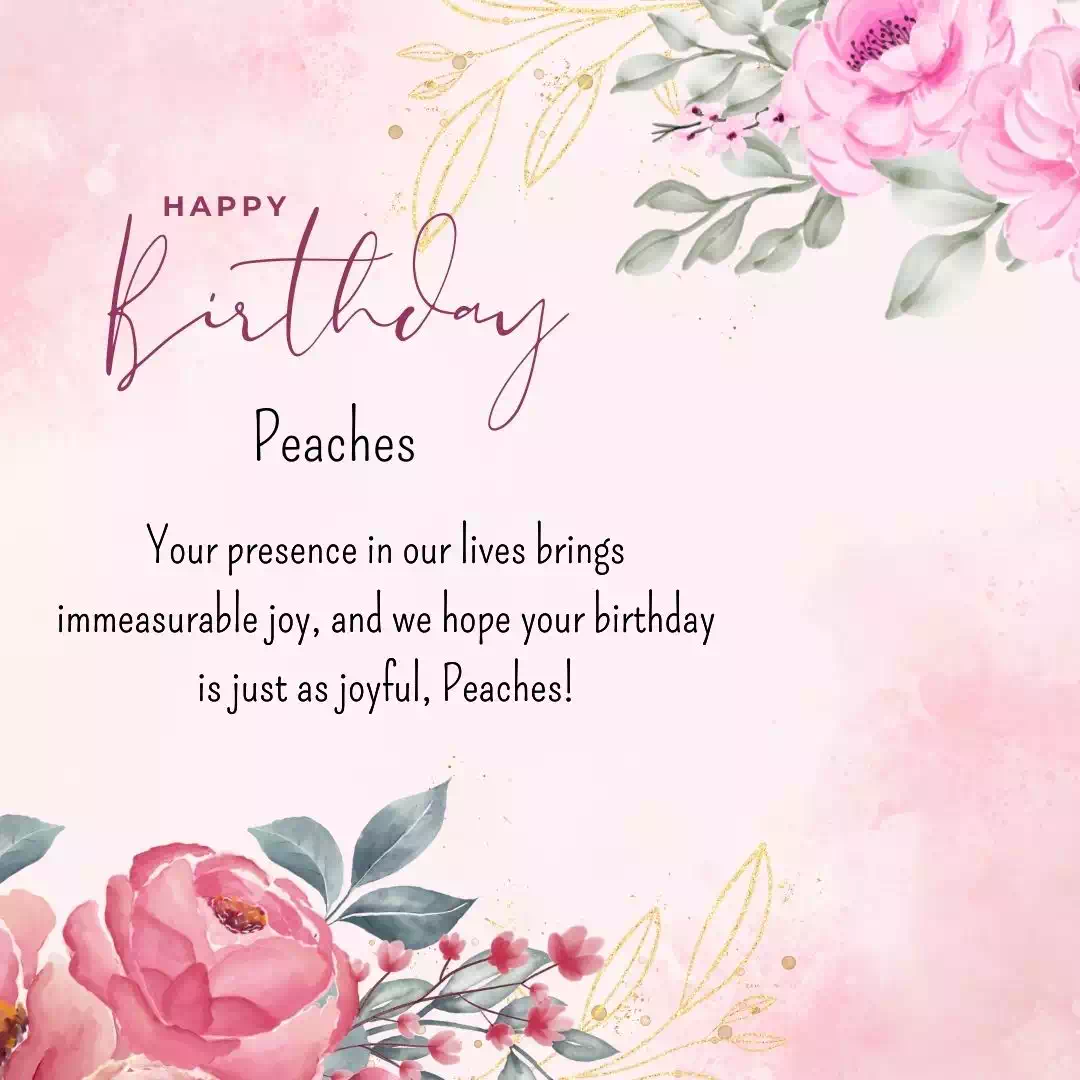 Happy Birthday peaches Cake Images Heartfelt Wishes and Quotes 20