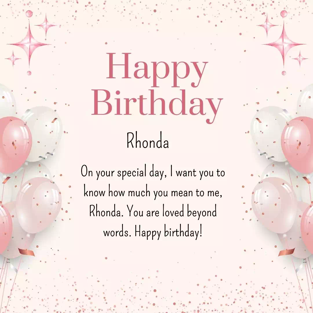 Happy Birthday rhonda Cake Images Heartfelt Wishes and Quotes 17