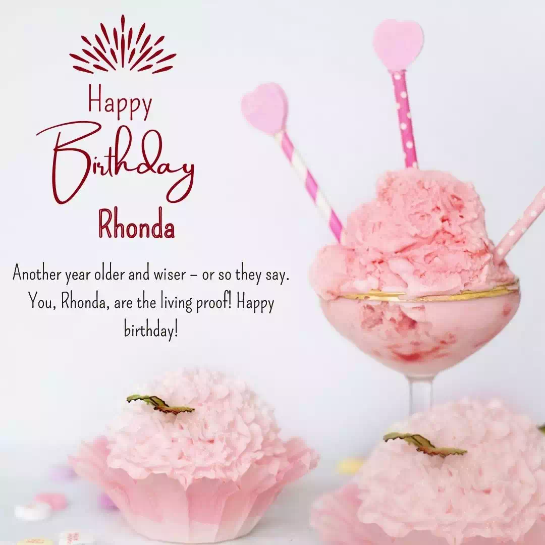 Happy Birthday rhonda Cake Images Heartfelt Wishes and Quotes 8