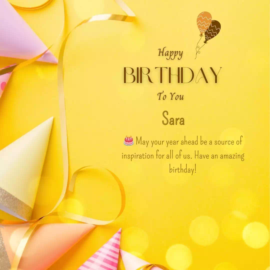 Happy Birthday sara Cake Images Heartfelt Wishes and Quotes 10