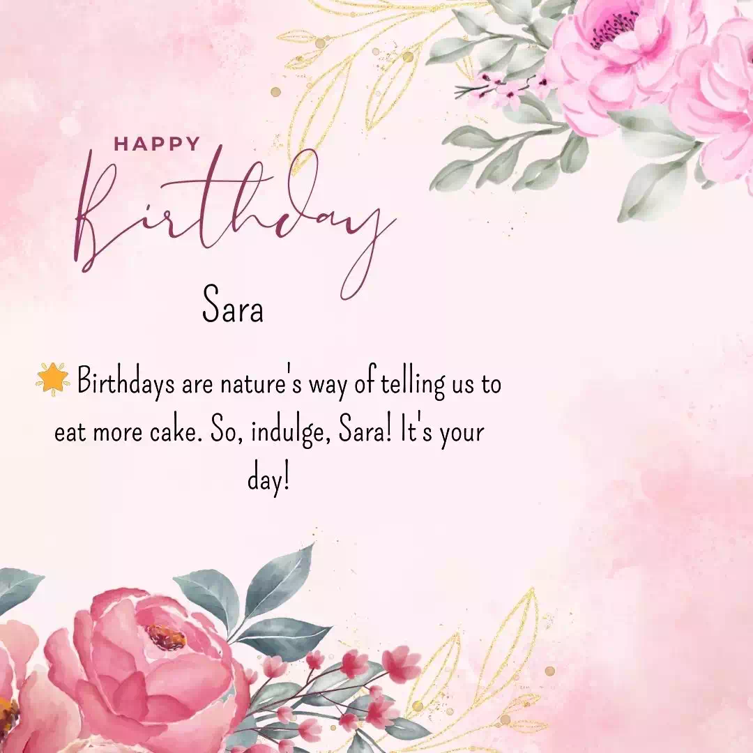 Happy Birthday sara Cake Images Heartfelt Wishes and Quotes 20