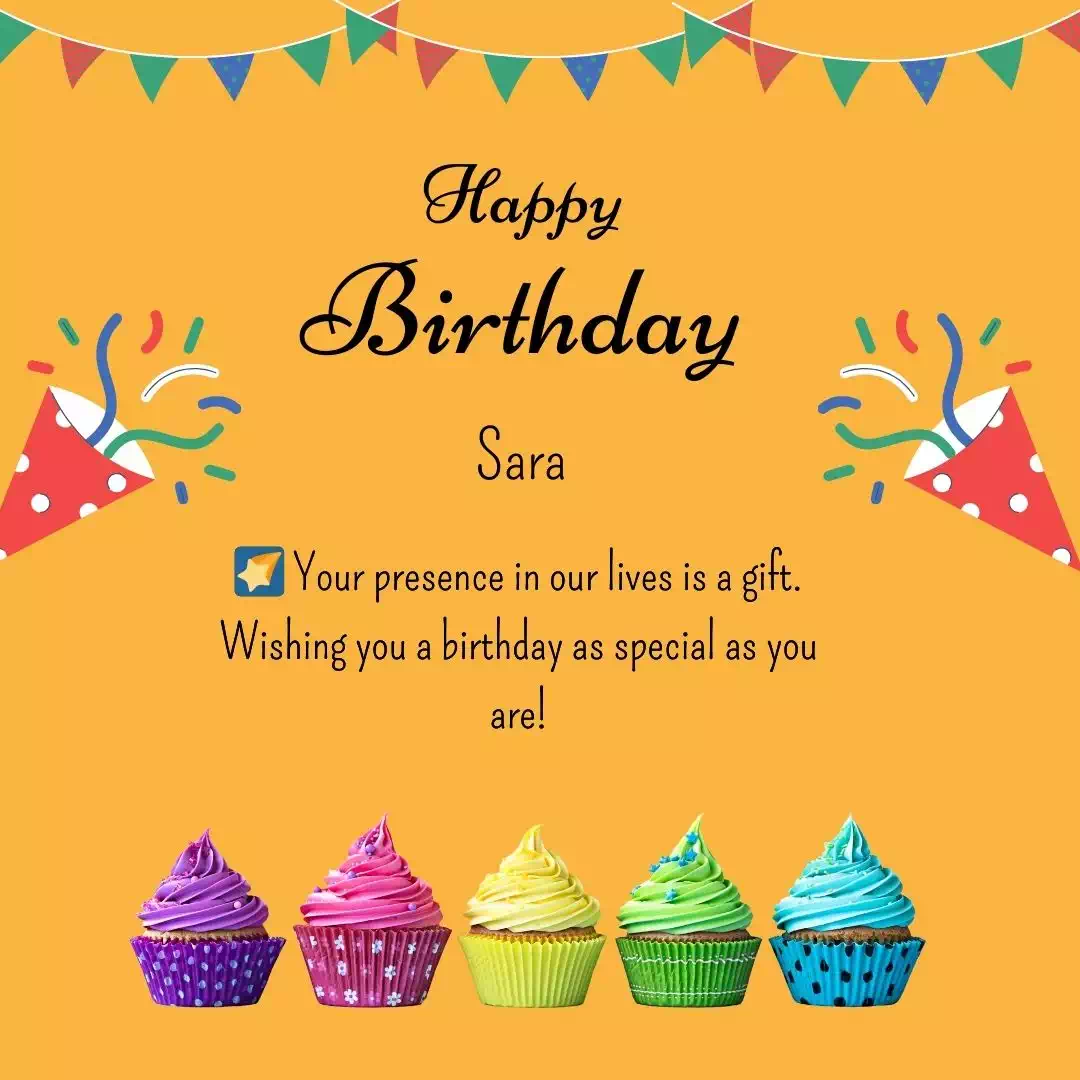 Happy Birthday sara Cake Images Heartfelt Wishes and Quotes 24