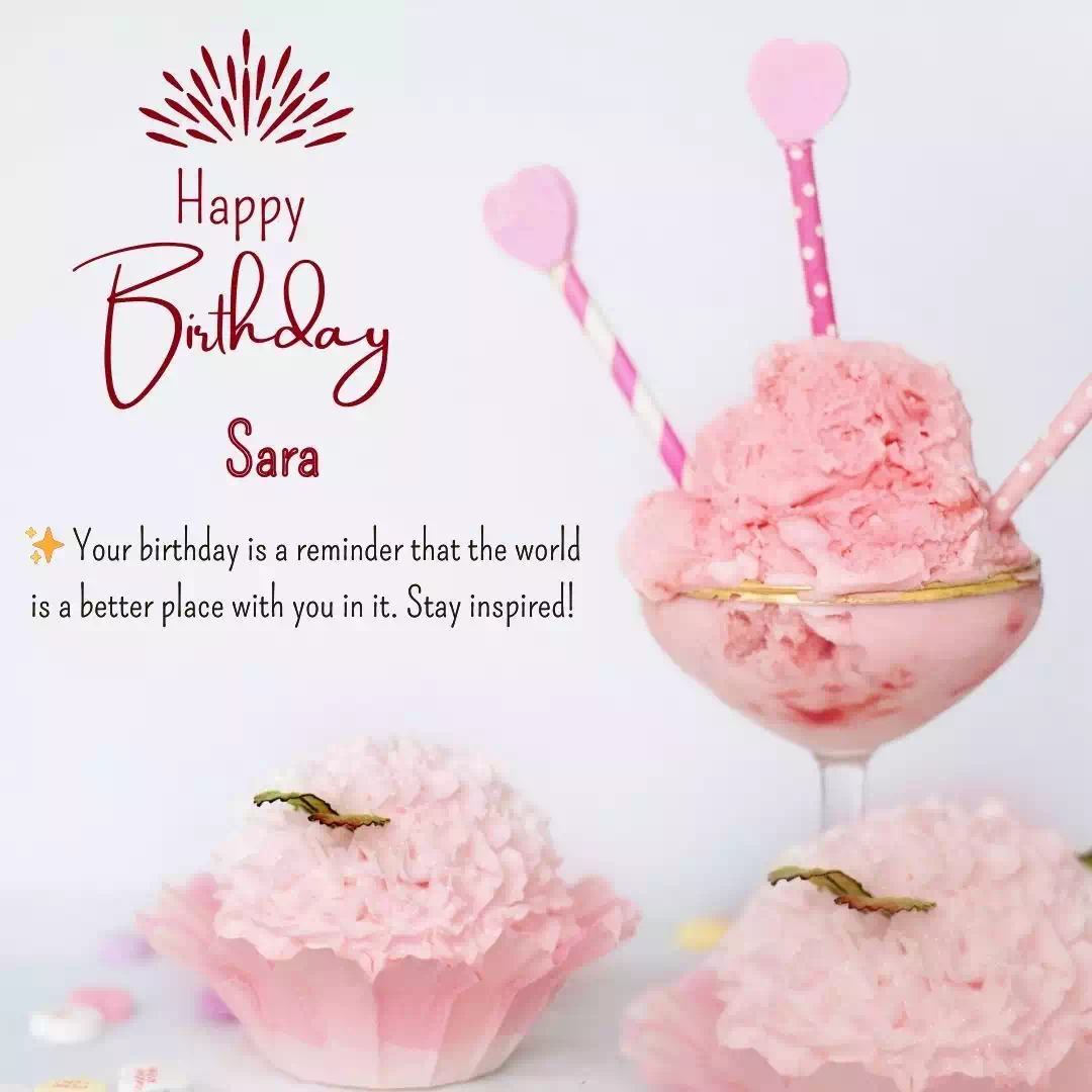 Happy Birthday sara Cake Images Heartfelt Wishes and Quotes 8