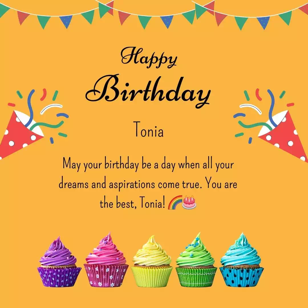 Happy Birthday tonia Cake Images Heartfelt Wishes and Quotes 24