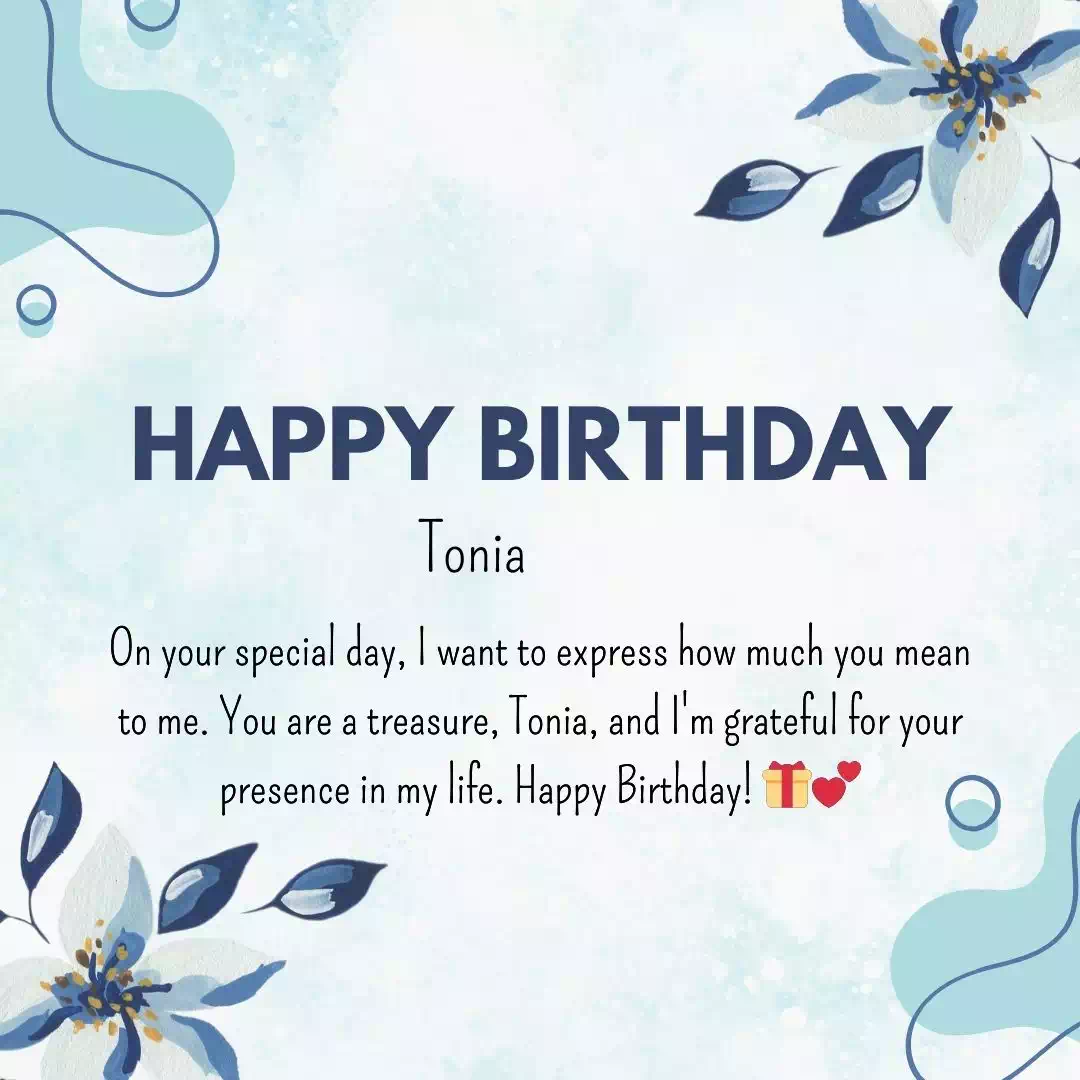 Happy Birthday tonia Cake Images Heartfelt Wishes and Quotes 26