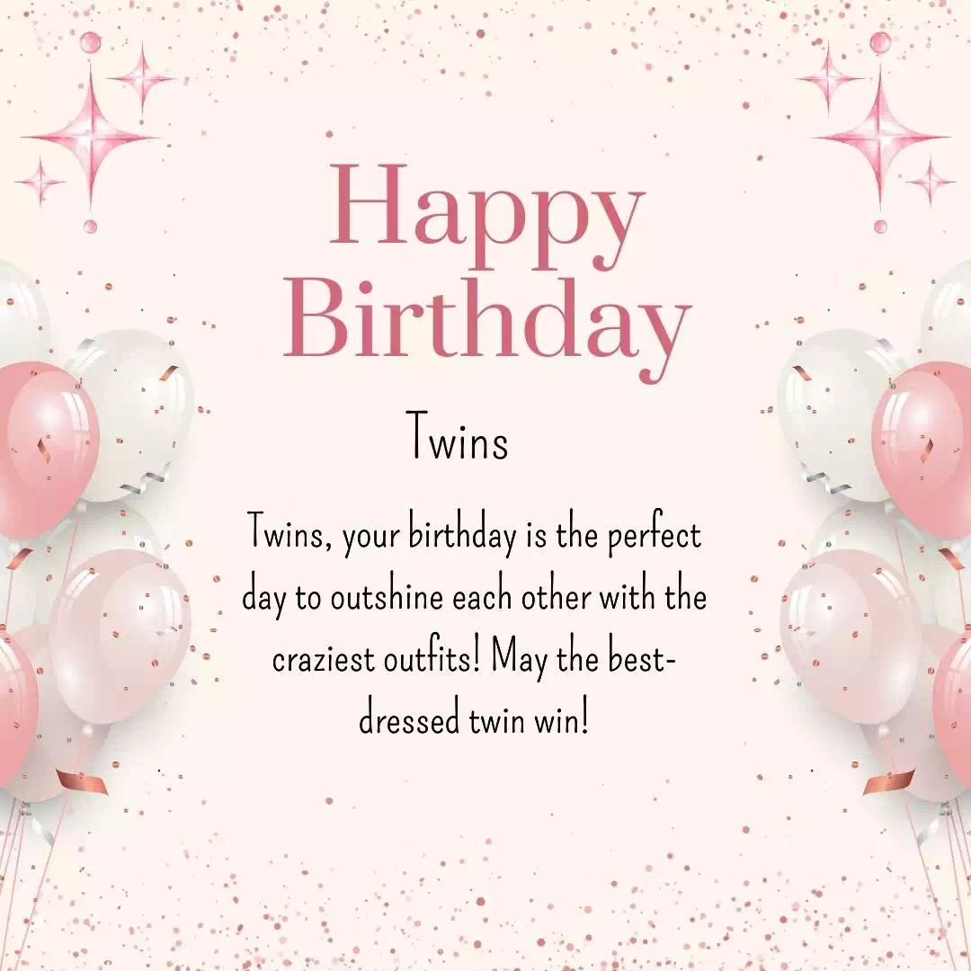 Happy Birthday twins Cake Images Heartfelt Wishes and Quotes 17
