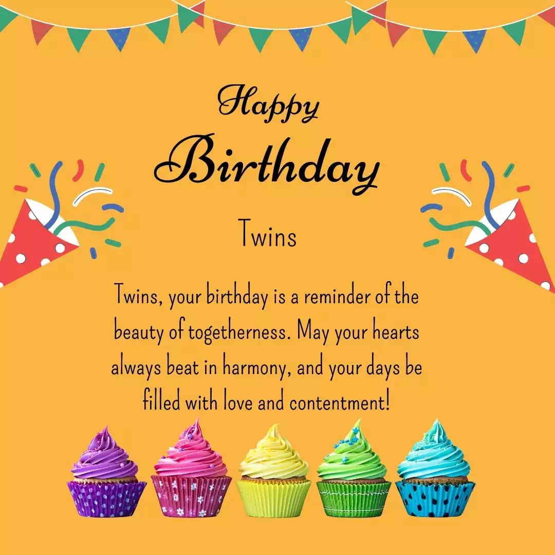 Happy Birthday twins Cake Images Heartfelt Wishes and Quotes 24