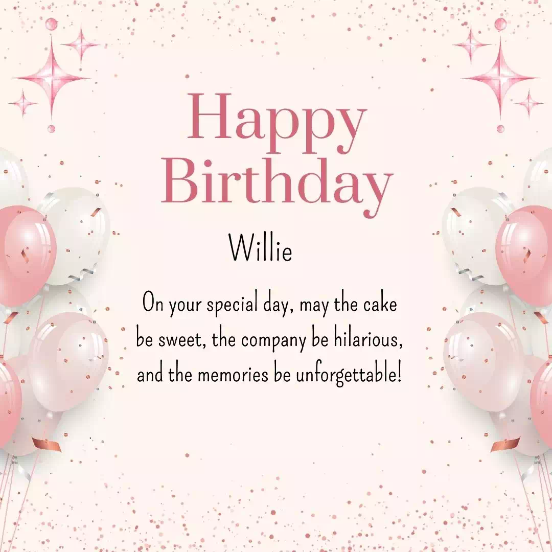 Happy Birthday willie Cake Images Heartfelt Wishes and Quotes 17