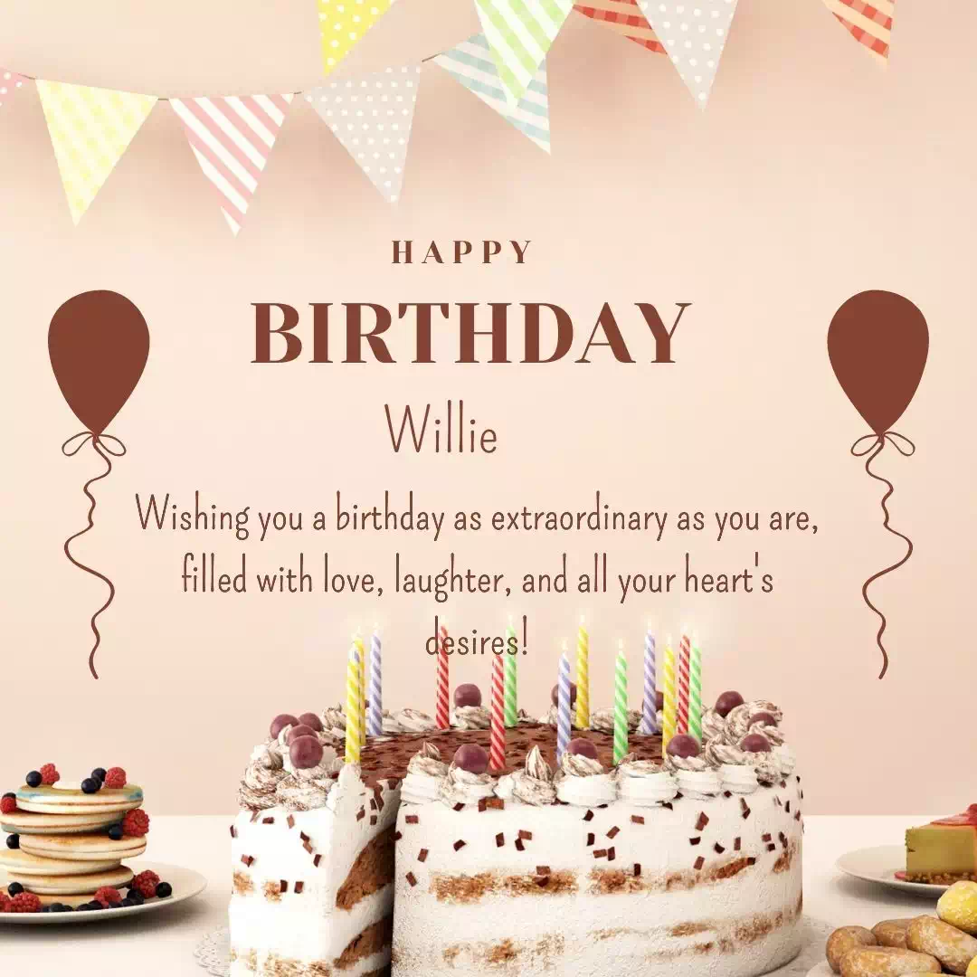 Happy Birthday willie Cake Images Heartfelt Wishes and Quotes 21